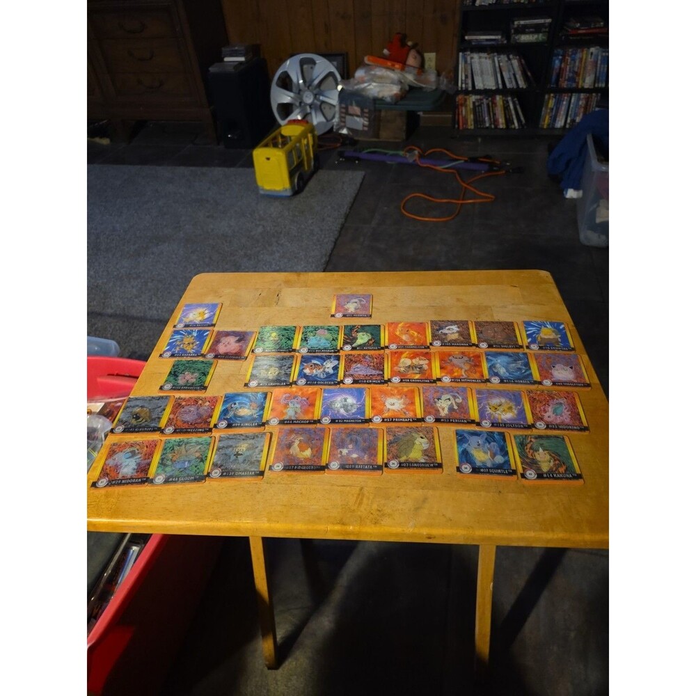 Near Set Of 1999 Pokemon Artbox Premier Edition 3D Cards